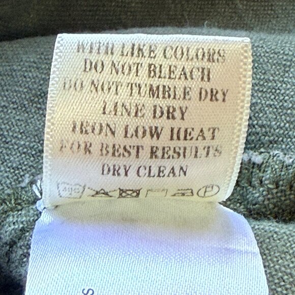 Very J Dress Womens M Green Leopard Print Button Down Pockets Sleeveless Mini - Picture 6 of 8